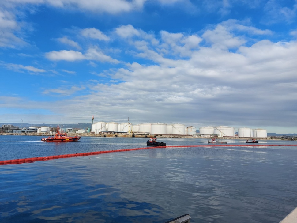 Realitzat amb èxit un exercici d’emergència al Moll de la Química del Port de Tarragona
