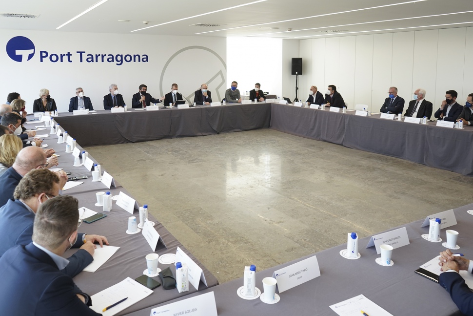 El presidente de Puertos del Estado y el presidente de la Autoridad Portuaria de Tarragona analizan los proyectos estratégicos del Port