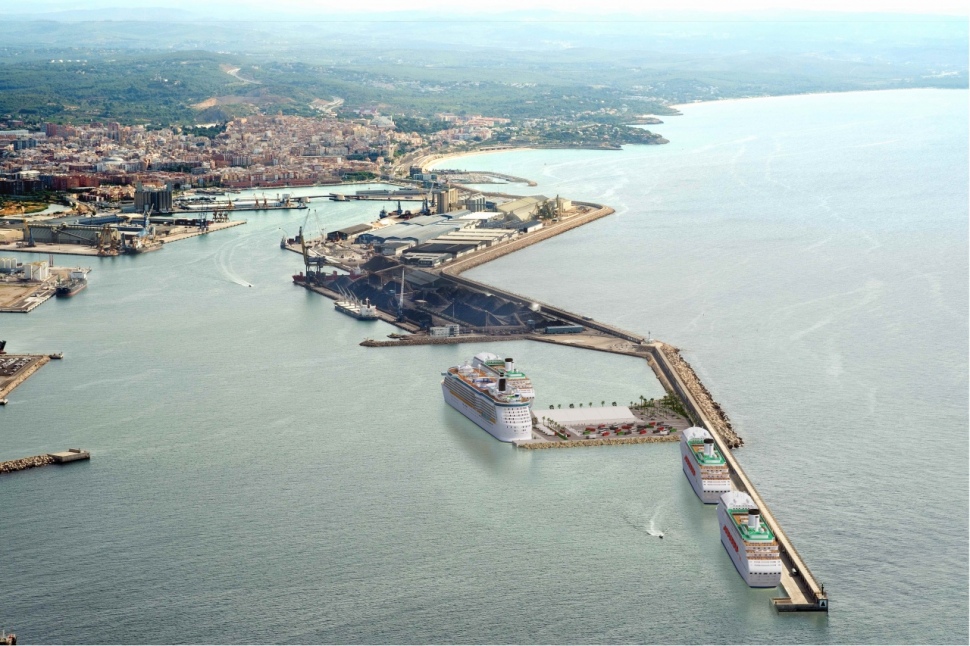 Las obras del nuevo muelle de Balears transformaran la fisonomía del Port de Tarragona