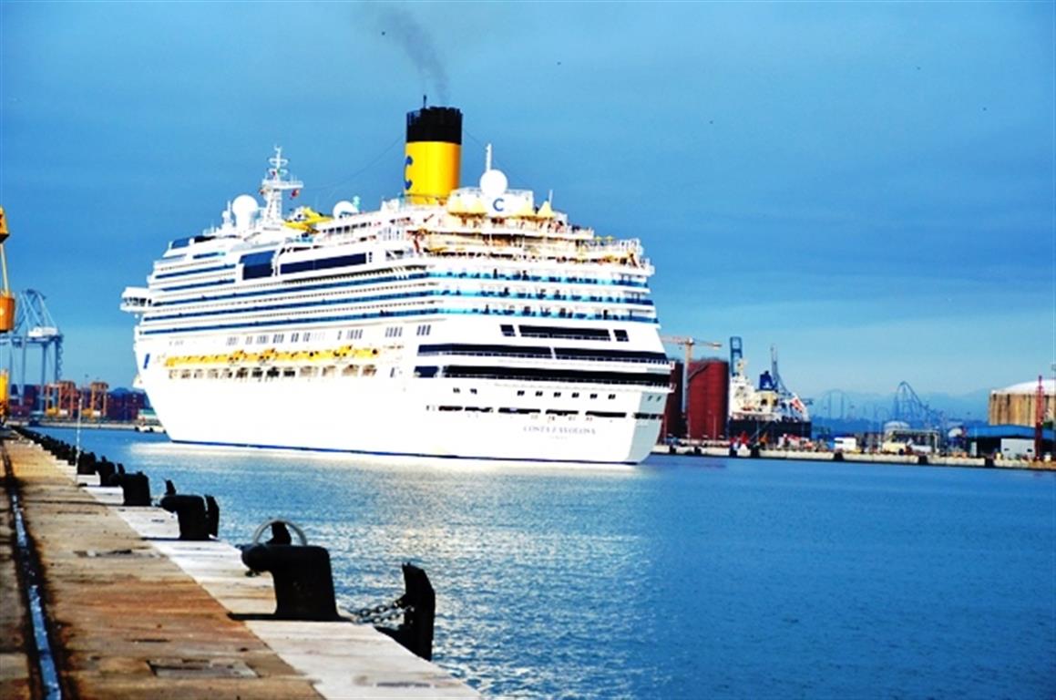 Arribada creuer al Port de Taragona