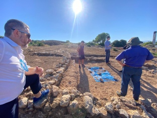 El president de Port Tarragona visita el jaciment de la Cella