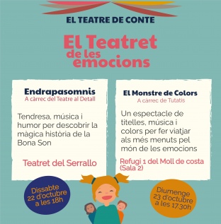 Tornen les emocions en el cicle Teatret de Conte del  Teatret del Serrallo