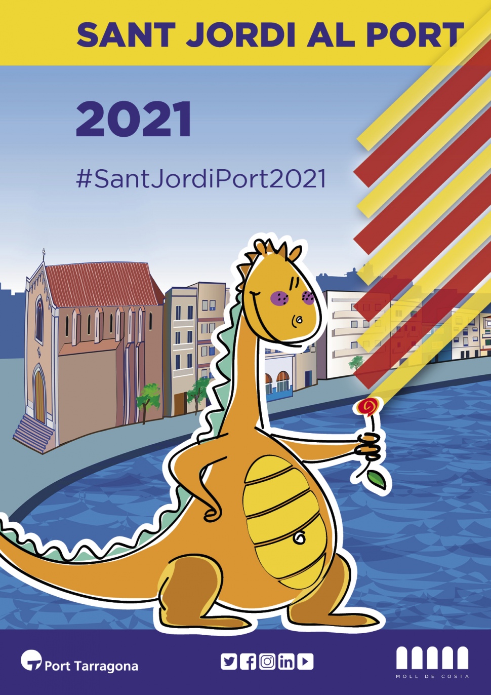 Sant Jordi 2021 arriba al Port de Tarragona amb activitats culturals per a la ciutadania