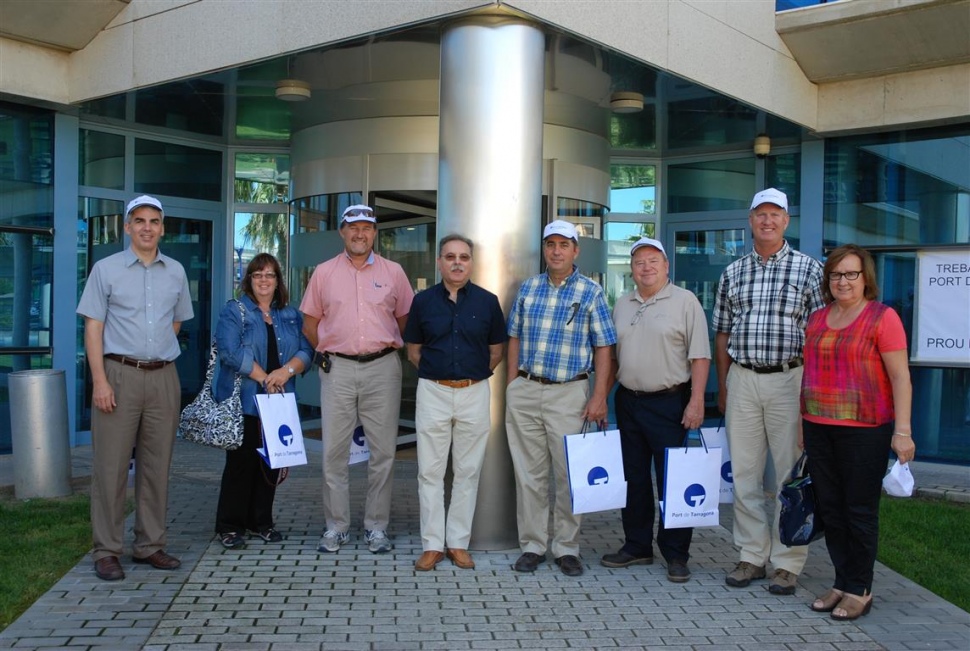 Agricultores norteamericanos visitan el Port de Tarragona