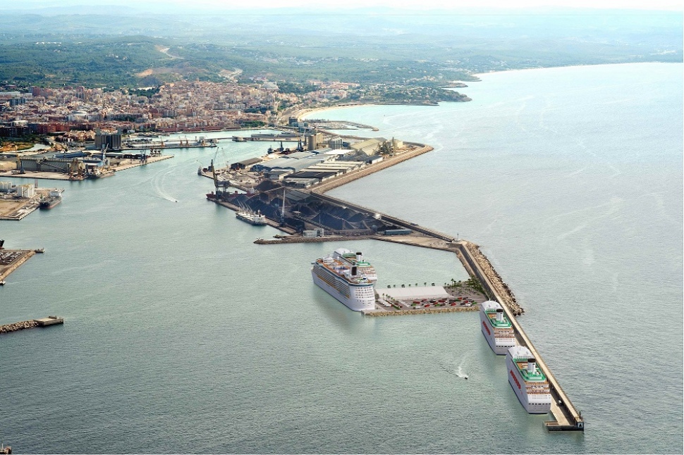 Rebaja de la actividad en las obras en el Port de Tarragona