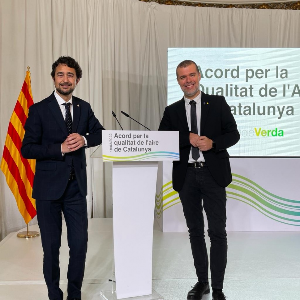Els Ports de Barcelona i Tarragona s’adhereixen a l’Acord de la Cimera de Qualitat de l’Aire de Catalunya