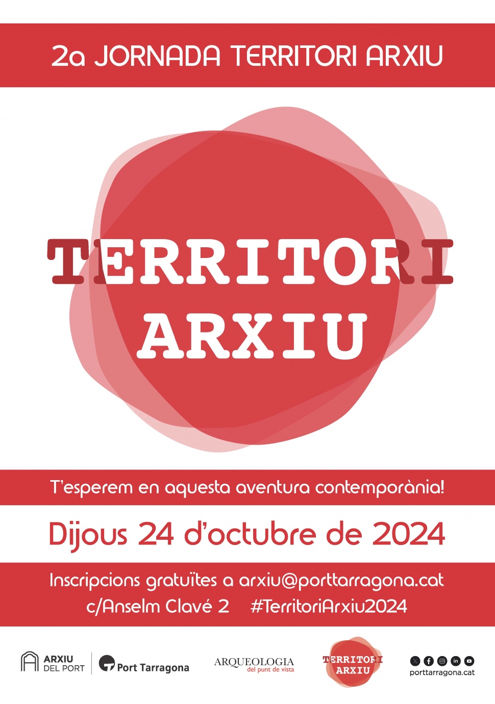 Arriba la segona edició de Territori Arxiu al Port de Tarragona