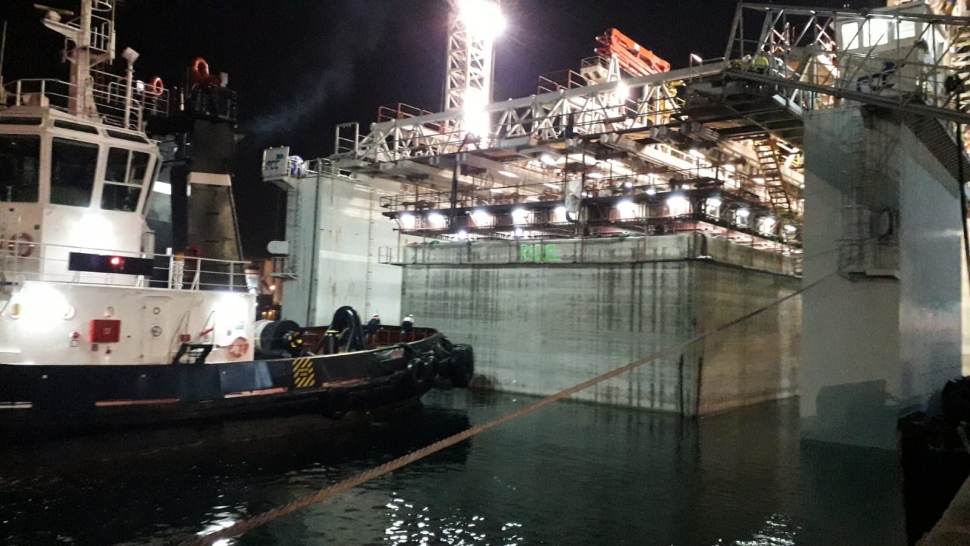 El Port de Tarragona produce el primer cajón del muelle de Balears