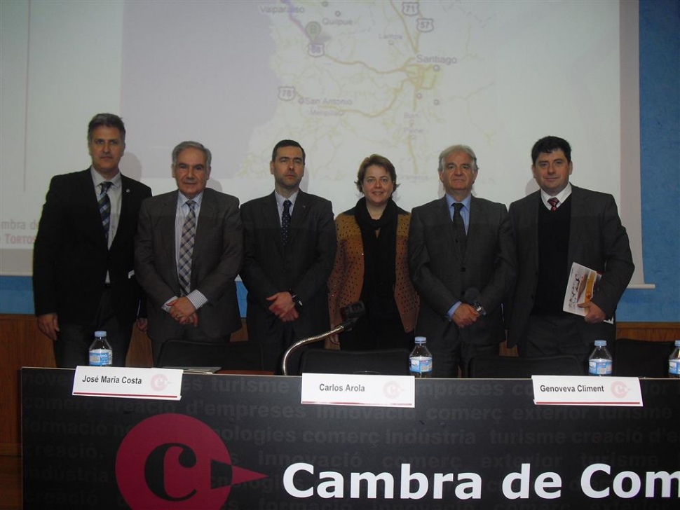 El transporte marítimo internacional, protagonista de la jornada networking en la Cambra de Tortosa