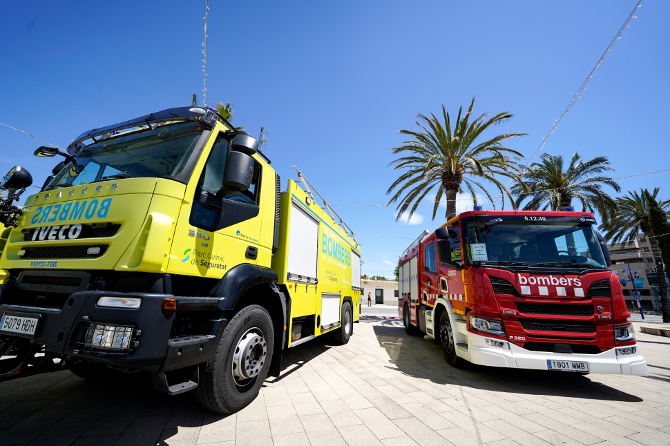 Un model mixt en el Servei de Prevenció i Extinció d’incendis garanteix la seguretat del Port de Tarragona