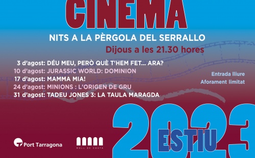 Cinema en català tots els dijous d’agost a la pèrgola del Serrallo