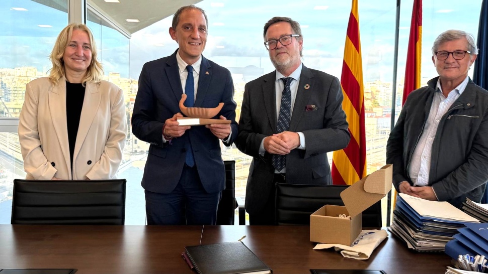 El Delegat del Govern d’Espanya a Catalunya, José Crespín, visita Port Tarragona