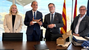 El Delegat del Govern d’Espanya a Catalunya, José Crespín, visita Port Tarragona