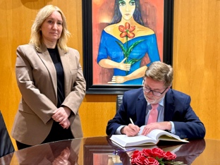 Visita a la Subdelegació del Govern del president de Port Tarragona