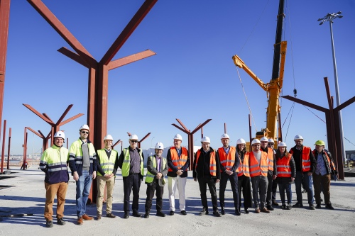 Mehmet Kutman, CEO Global Ports Holding, visita les obres de Tarragona Cruise Port