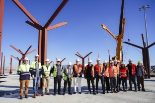 Mehmet Kutman, Global Ports Holding CEO, visits Tarragona Cruise Port construction site