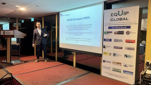 La gestió d’emergències i l’ús de drons a Port Tarragona, casos d’èxit a la 8th Emergency Management for Maritime Summit de Singapur