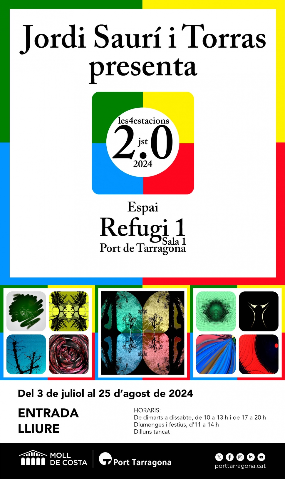 La sala 1 del Refugi 1 del Port Tarragona acull la mostra ‘Les 4 estacions 2.0’ del vallenc Jordi Saurí