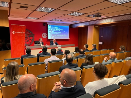 El president Castellà presenta a la Cambra de Comerç de Reus la seva visió sobre ‘Port Tarragona, motor metropolità’