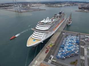 El Port de Tarragona inclou un dron amb connexió a temps real en un simulacre d’emergència en creuer