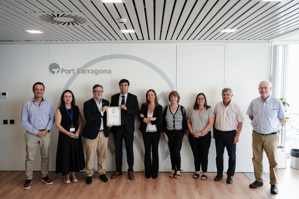 Port Tarragona renova la certificació ISO 9001 de Gestió de la Qualitat