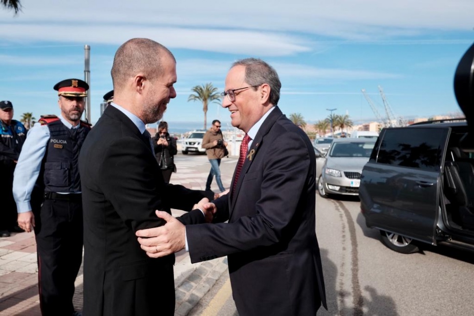 El president de la Generalitat visita el Port de Tarragona