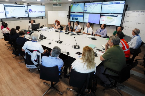 El Port de Tarragona participa en un exercici per provar l’eficàcia del Pla Interior Marítim