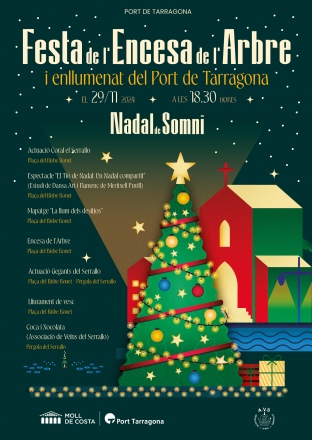 El Port Tarragona inaugura el Nadal amb l’encesa de llums al Serrallo i Moll de Costa