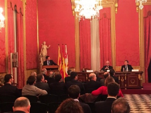 El Port de Tarragona se presenta como centro logístico del sector agroalimentario, en la Llotja de Cereales de Barcelona