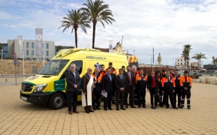L’Autoritat Portuària de Tarragona posa a disposició de l’Associació de Voluntaris de Protecció Civil de Tarragona una ambulància