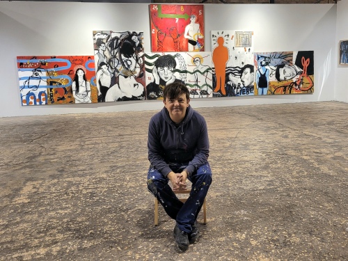 L’exposició ‘Big Parade’ tanca portes el dia 16 amb una conversa entre Ignasi Blanch i l’actriu francesa Myriam Mèziéres