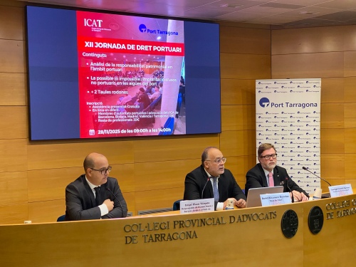 Un centenar de persones participen a la XII Jornada de Dret Portuari