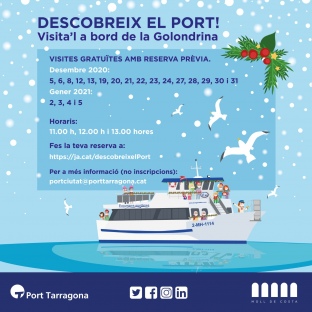 El Port reactiva la campanya ‘Descobreix el Port’ amb la Golondrina durant el mes de desembre i festes de Nadal