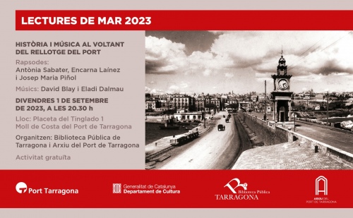El Port de Tarragona impulsa la 4a edició de ‘Lectures de Mar’ davant del Tinglado 1