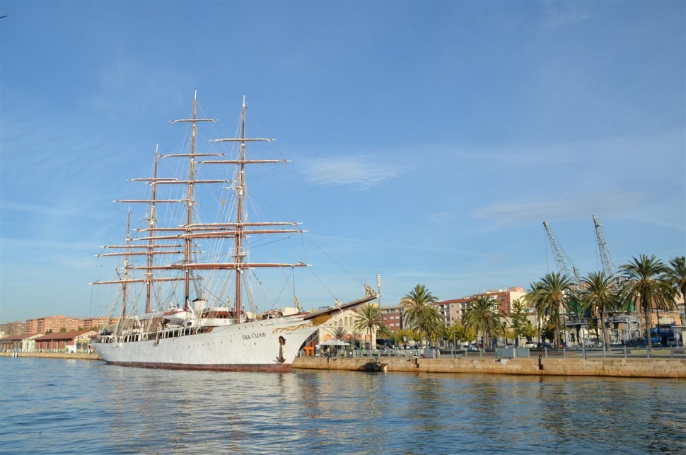 El crucero Sea Cloud visitará mañana por primera vez el Port de Tarragona