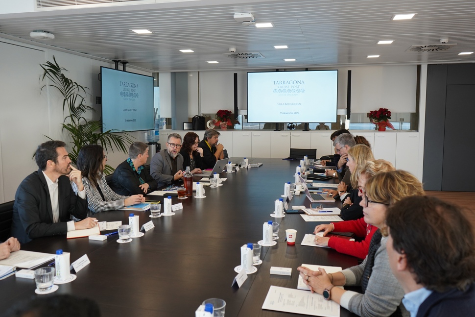 The Tarragona Institutional Cruise Committee meets to take stock of the 2022 season