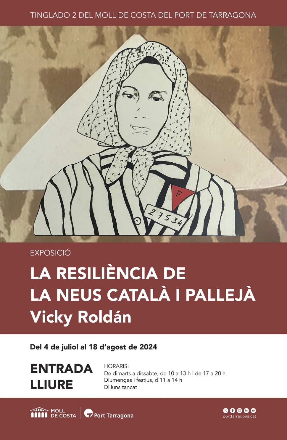 El Tinglado 2 presenta l’exposició ‘La resiliència de la Neus Català i Pallejà’ de la tarragonina Vicky Roldán