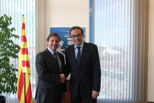 El conseller de Territori i Sostenibilitat Josep Rull visita el Port de Tarragona