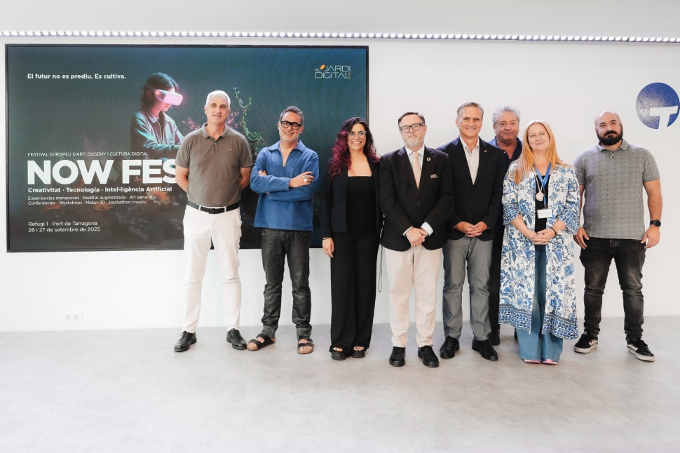El festival NOW FEST 2025 d’El Jardí Digital omplirà el Refugi 1 de Port Tarragona d’art immersiu, IA i makers