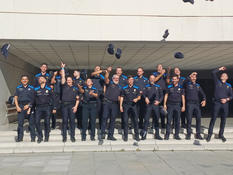 Sis nous agents de la Policia Portuària de Tarragona finalitzen la seva formació a l’Escola de Policia de Catalunya