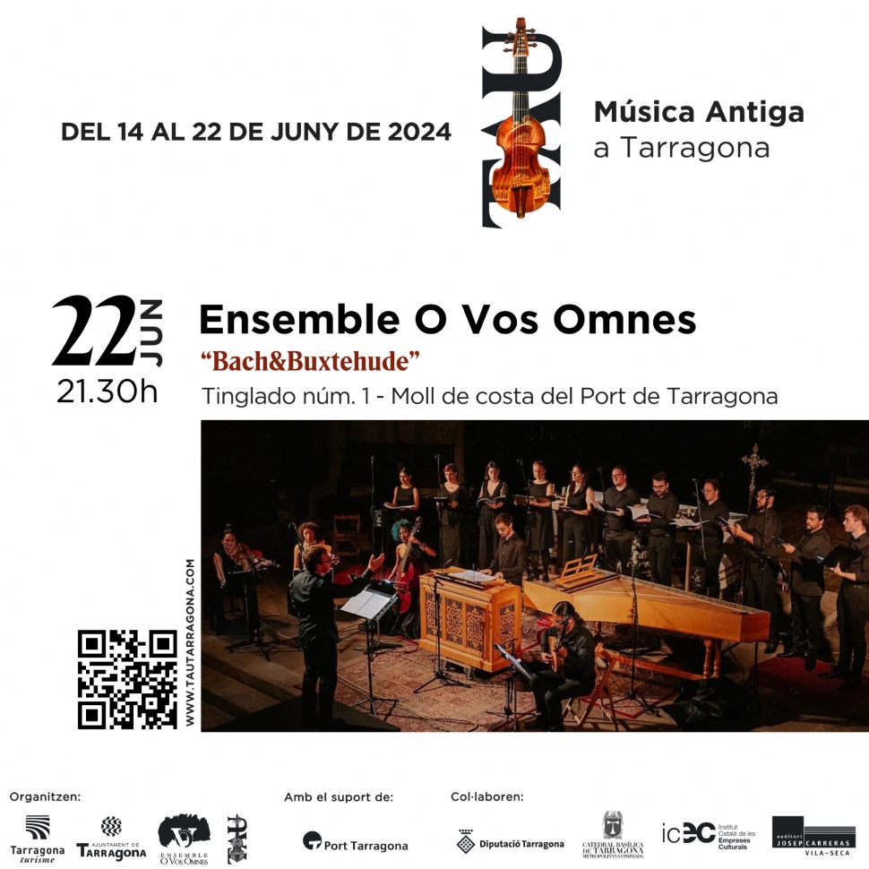 El Festival TAU es clausura amb un concert de Bach i Buxtehude al Tinglado 1 del Moll de Costa