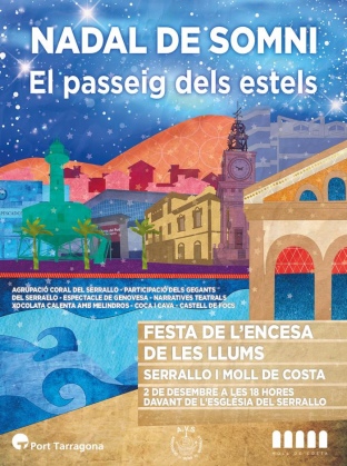 El Port Tarragona convida a la ciutadania a la festa de l’encesa de les llums del Serrallo i Moll de Costa