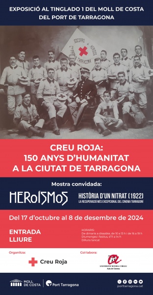 Creu Roja: 150 anys d’humanitat a la ciutat de Tarragona’ nova exposició al Tinglado 1