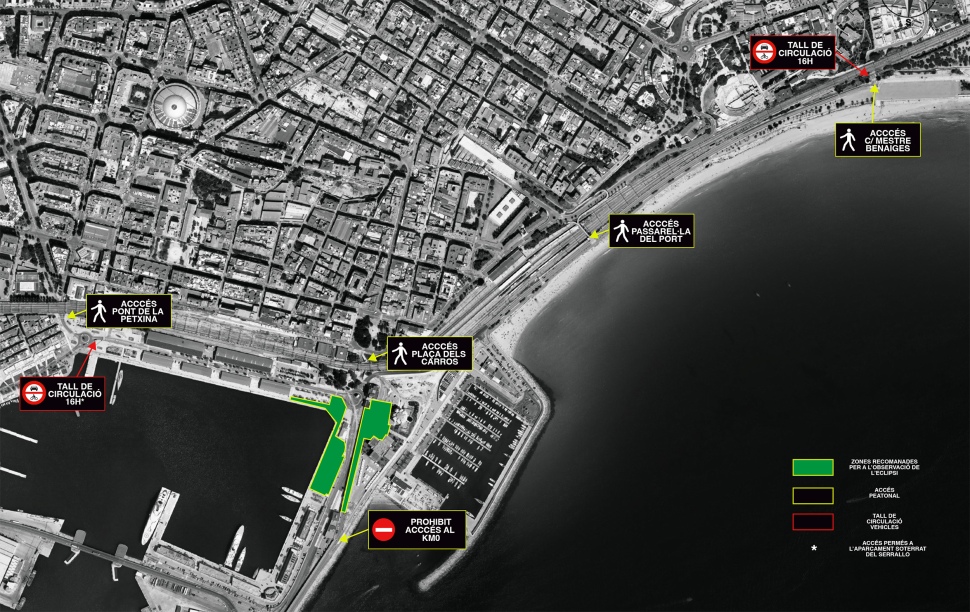 El Port de Tarragona activa un dispositiu especial de mobilitat i seguretat per a l'eclipsi solar