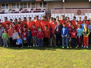 Trobada fills/es treballadors/es amb jugadors Nàstic