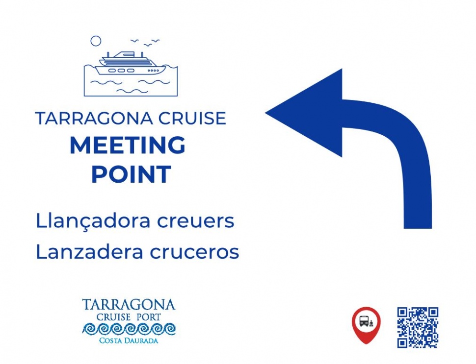 El Port de Tarragona millora la senyalització per als passatgers de creuers