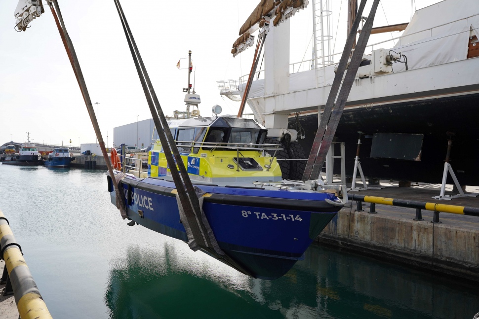 Entra en servei l’embarcació de la policia portuària de Tarragona després de dos mesos de reparacions