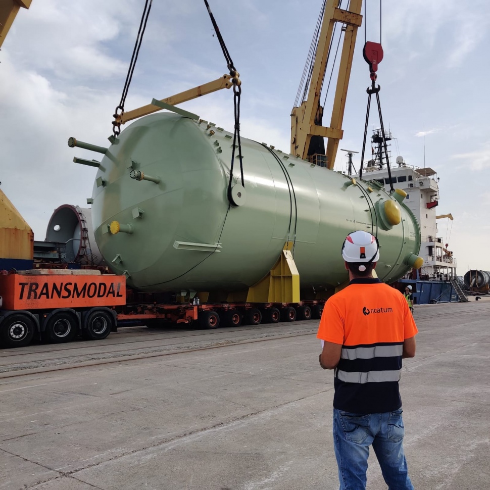 El Port Tarragona exporta grans estructures als Estats Units d’Amèrica