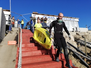 El Port de Tarragona i el Parc Subaquàtic de Tarragona van realitzar un simulacre de rescat