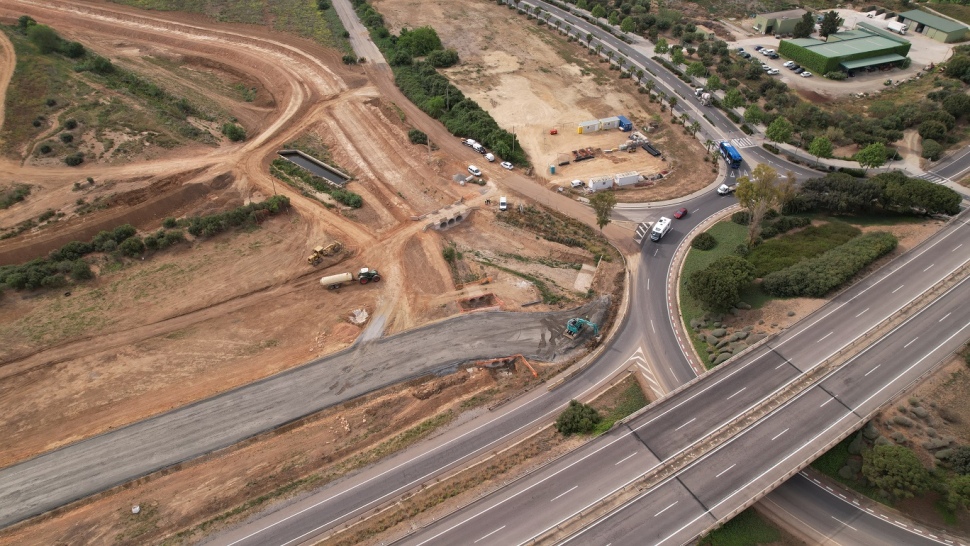 El Port Tarragona finalitza la primera fase de l’execució de l’obra del vial inferior sota la carretera C-31B